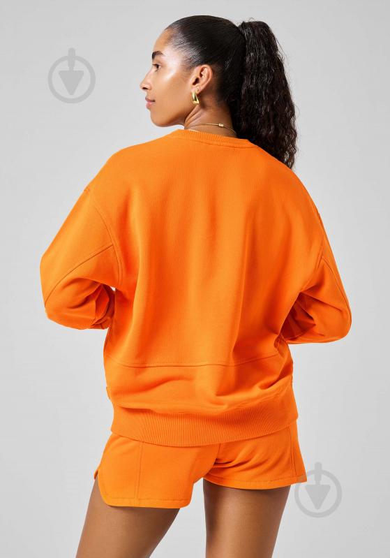 Джемпер жін.  р.L жовтий 24102-472 TERRY SPRING CREW NECK BURNT ORANGE,XS Casall SS24 - фото 3