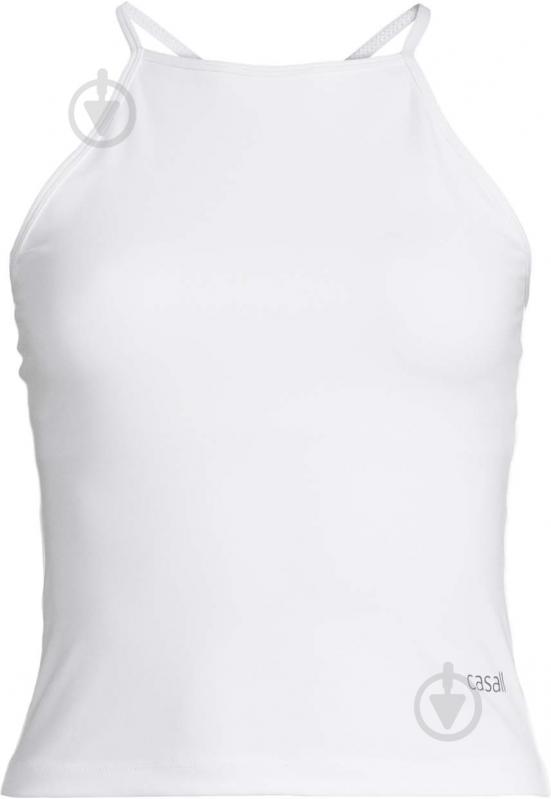 Футболка жін.  р.38 білий 23229-001 BUILT-IN-BRA HALTERNECK TANK WHITE,34 Casall SS24 - фото 1