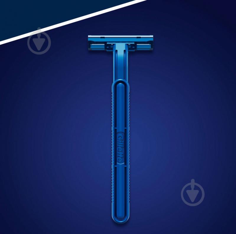 Одноразовая бритва Gillette Blue II 5 шт. - фото 4