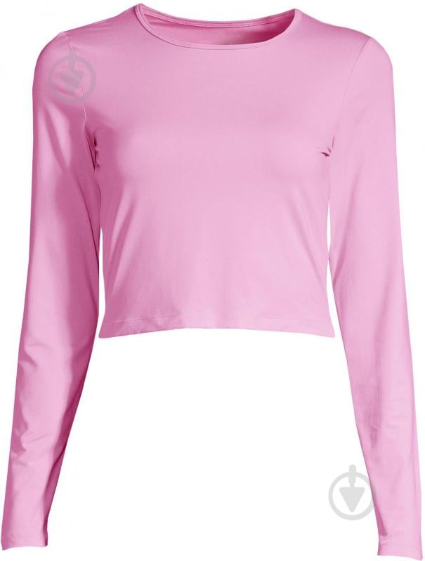 Футболка жін.  р.38 рожевий 21168-474 CROP LONG SLEEVE ORCHID PINK,34 Casall SS24 - фото 4