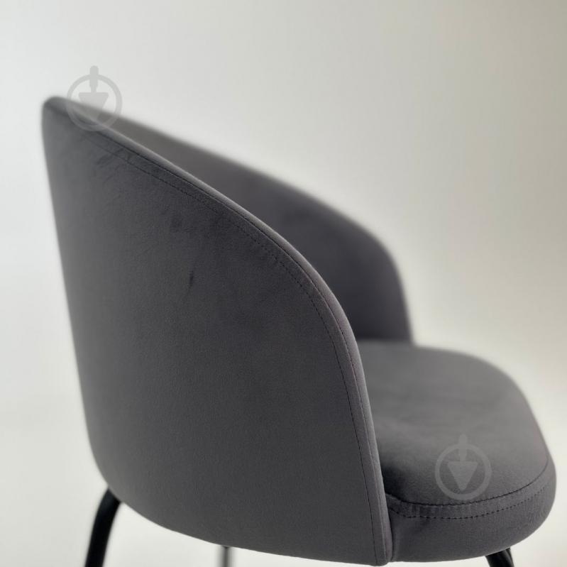 Стул TWINSANN Мilano (ткань жасмин 95) ножки металл темно-серый / черный - фото 2