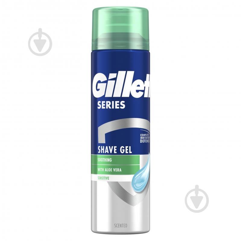 Гель для гоління Gillette Series Sensitive Skin для чутливої шкіри 200 мл - фото 2