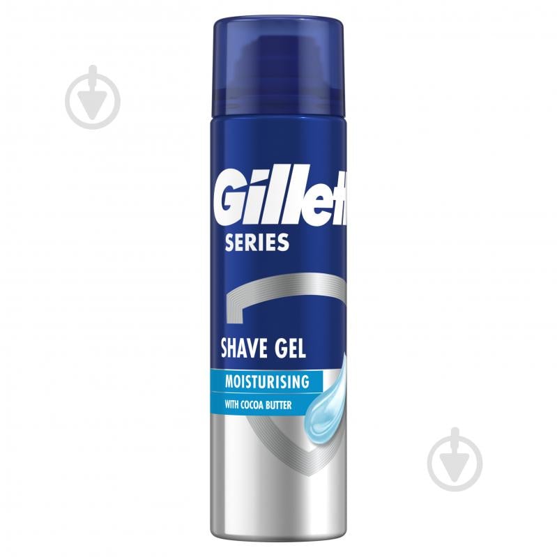 Гель для бритья Gillette Series Moisturizing Увлажняющий 200 мл - фото 1