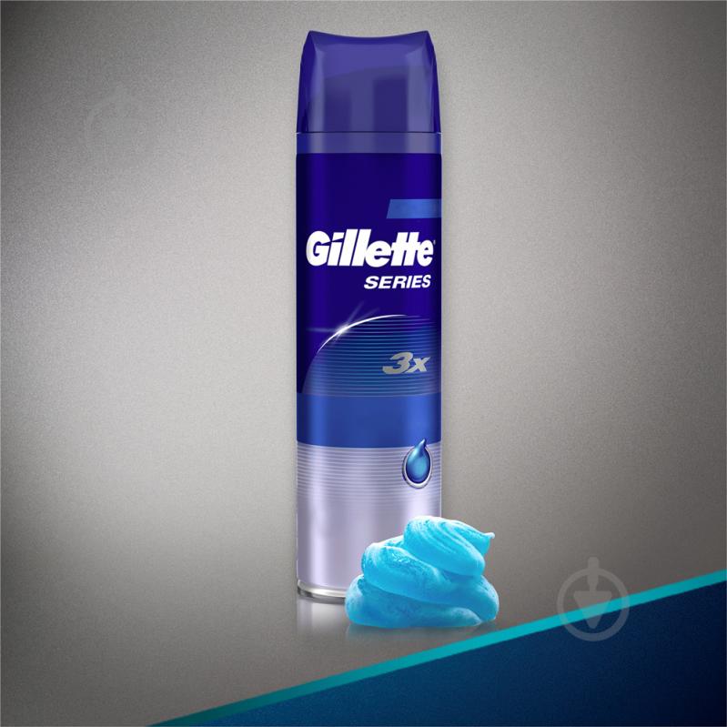 Гель для гоління Gillette Series Moisturizing Зволожуючий 200 мл - фото 8