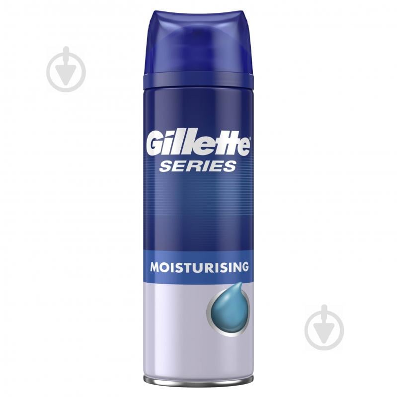 Гель для гоління Gillette Series Moisturizing Зволожуючий 200 мл - фото 1