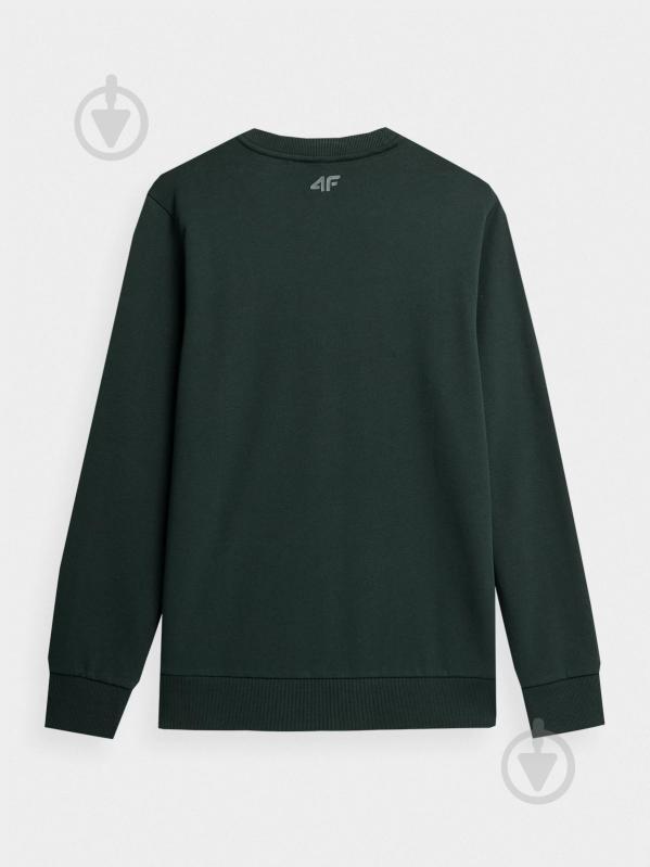 Свитшот 4F SWEATSHIRT 4FAW22TSWSM470-40S р. M зеленый - фото 2