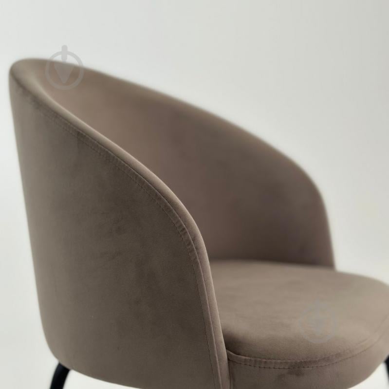 Стул TWINSANN Мilano (ткань жасмин 24) бежевый / черный - фото 2