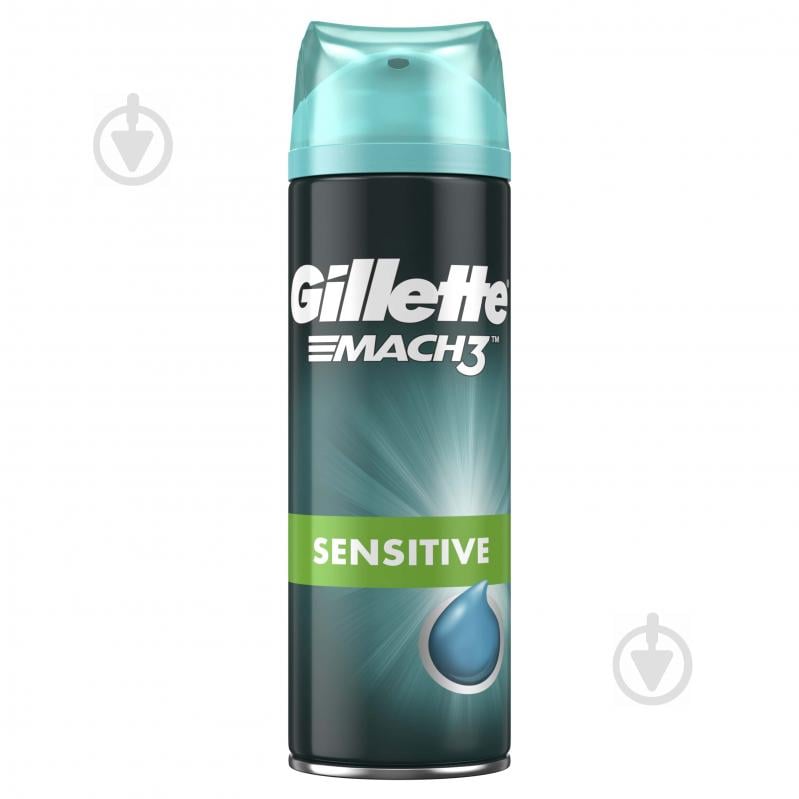 Гель для гоління Gillette Mach 3 Sensitive Гіпоалергенний 200 мл - фото 1