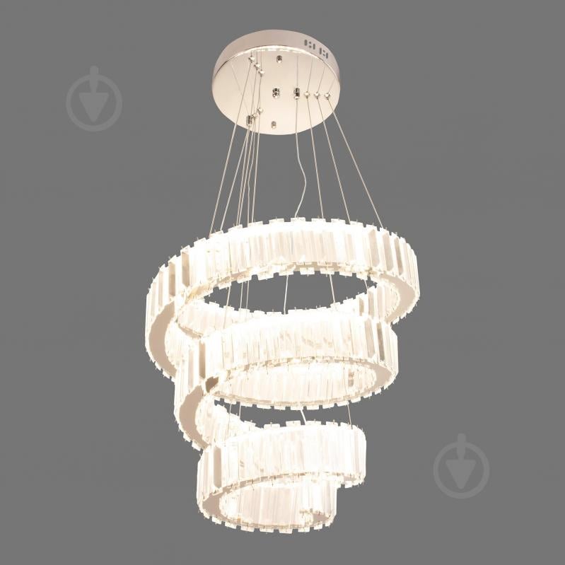 Люстра подвесная Valeso Sirius 1x96 Вт LED-модуль хром B E2073 - фото 5