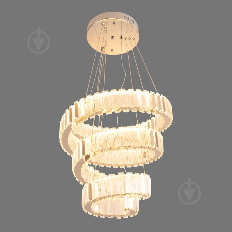 Люстра подвесная Valeso Sirius 1x96 Вт LED-модуль хром B E2073 - фото 4