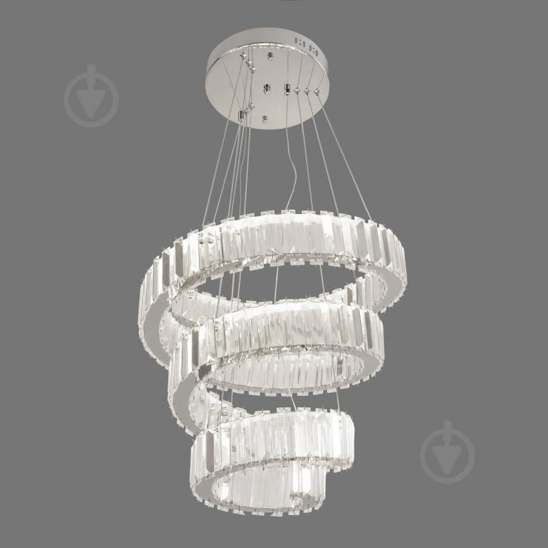 Люстра подвесная Valeso Sirius 1x96 Вт LED-модуль хром B E2073 - фото 1