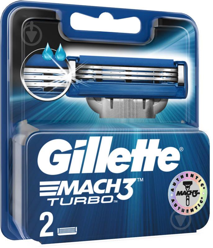 Сменный картридж Gillette Mach 3 Turbo 2 шт. - фото 3