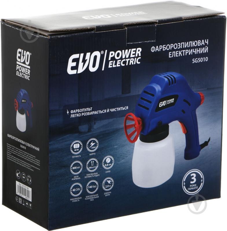 Краскораспылитель EVO power electric PLD5010 - фото 6 Краскораспылитель EVO power electric PLD5010 - фото 6