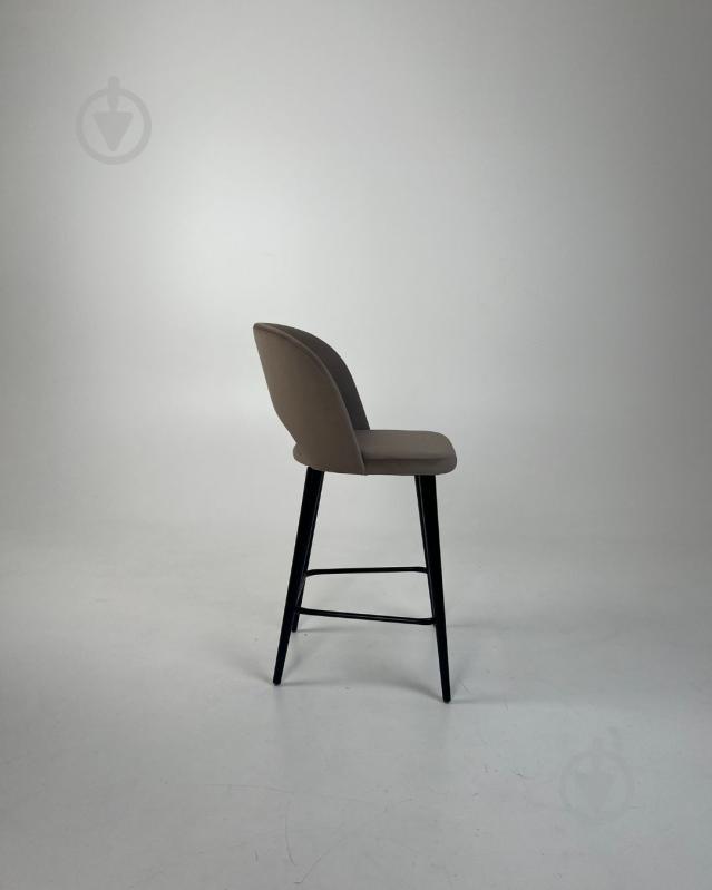 Стілець барний TWINSANN Mark 580x500x980 мм чорний / коричневий - фото 2 Стілець барний TWINSANN Mark 580x500x980 мм чорний / коричневий - фото 2