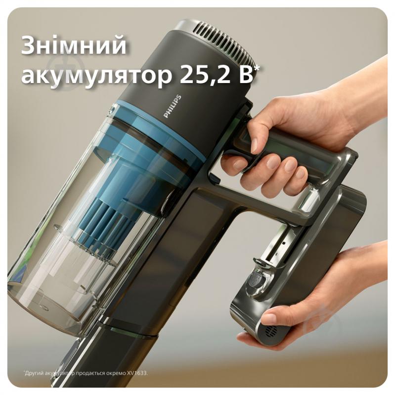 Пилосос акумуляторний Philips XC3133/01 grey - фото 8