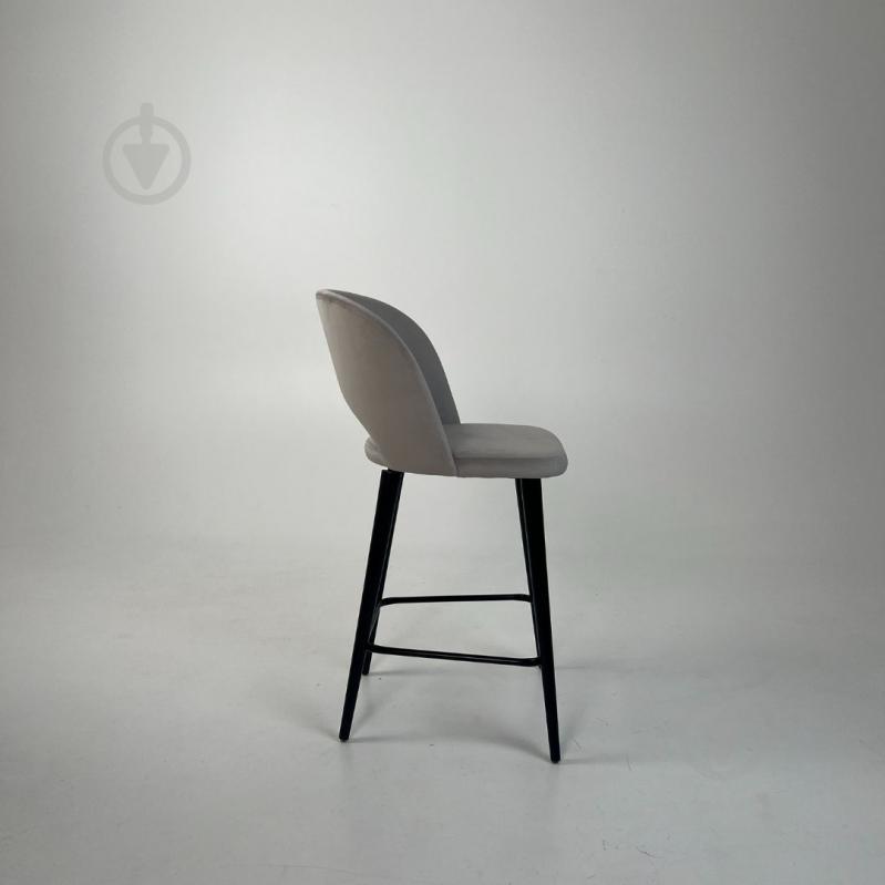 Стул барный TWINSANN Маrk 580x500x980 мм черный / бежевый - фото 2 Стул барный TWINSANN Маrk 580x500x980 мм черный / бежевый - фото 2