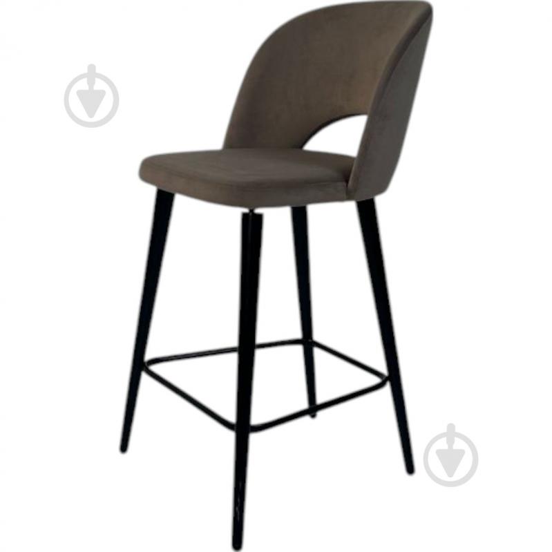 Стул барный TWINSANN Маrk 580x500x980 мм черный / бежевый - фото 1 Стул барный TWINSANN Маrk 580x500x980 мм черный / бежевый - фото 1