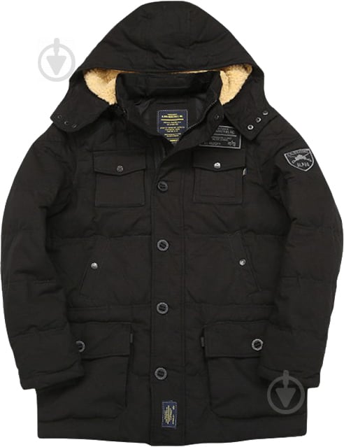 Куртка мужская зимняя Alpha Industries AL-IND-BO-BL р.M black - фото 1