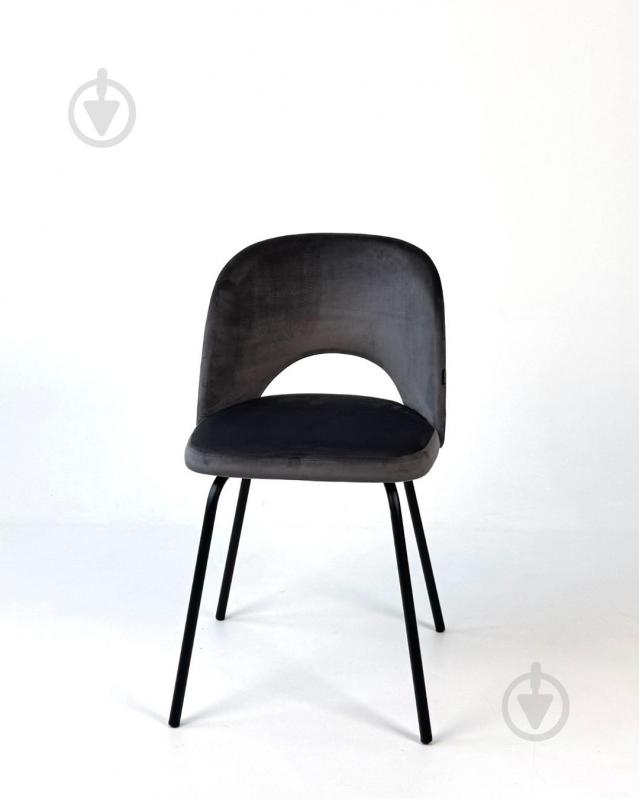 Стул TWINSANN Маrk 580x500x800 мм (ножки металл) темно-серый / черный - фото 1 Стул TWINSANN Маrk 580x500x800 мм (ножки металл) темно-серый / черный - фото 1