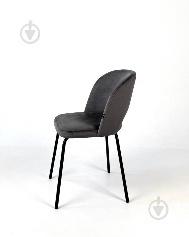 Стул TWINSANN Маrk 580x500x800 мм (ножки металл) темно-серый / черный - фото 2 Стул TWINSANN Маrk 580x500x800 мм (ножки металл) темно-серый / черный - фото 2