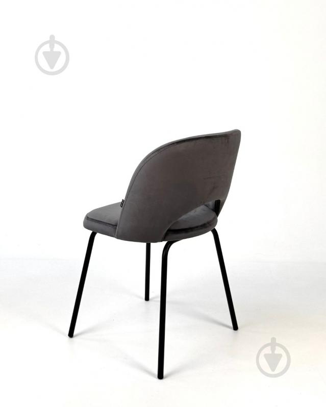 Стул TWINSANN Маrk 580x500x800 мм (ножки металл) темно-серый / черный - фото 3 Стул TWINSANN Маrk 580x500x800 мм (ножки металл) темно-серый / черный - фото 3