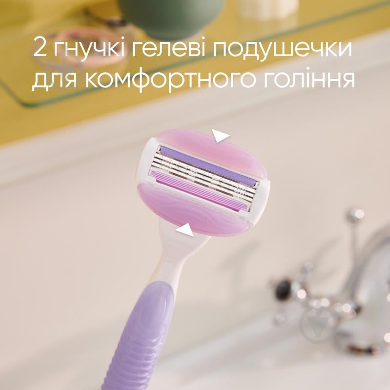 Змінний картридж Gillette Venus ComfortGlide Breeze з гелевою смужкою 2 шт. - фото 3