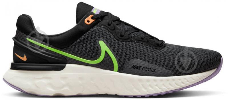 Кроссовки мужские Nike REACT MILER 3 DD0490-005 р.44 черные - фото 1