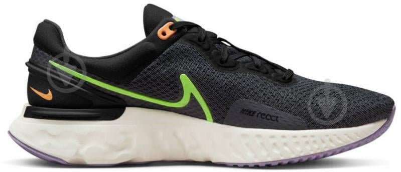 Кроссовки мужские Nike REACT MILER 3 DD0490-005 р.44 черные - фото 2