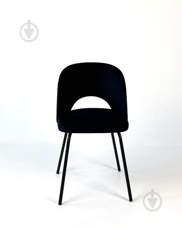 Стілець TWINSANN Маrk 580x500x800 мм (ніжки метал) чорний / чорний - фото 1 Стілець TWINSANN Маrk 580x500x800 мм (ніжки метал) чорний / чорний - фото 1