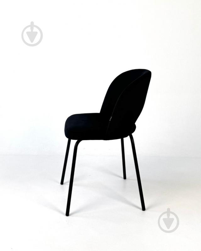 Стілець TWINSANN Маrk 580x500x800 мм (ніжки метал) чорний / чорний - фото 3 Стілець TWINSANN Маrk 580x500x800 мм (ніжки метал) чорний / чорний - фото 3