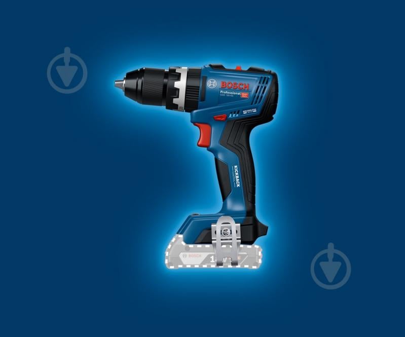Шуруповерт ударний акумуляторний Bosch Professional GSB 18V-65 + 06019N3100 - фото 4