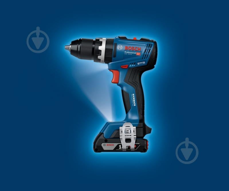 Шуруповерт ударний акумуляторний Bosch Professional GSB 18V-65 + 06019N3100 - фото 3