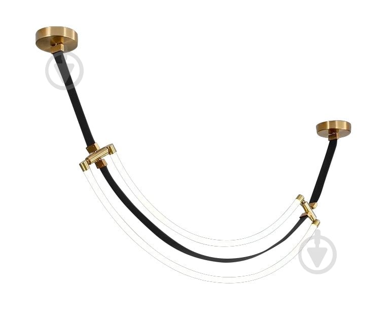 Люстра подвесная 2x30 Вт /LED-модуль черный THD63856-1500B - фото 1 Люстра подвесная 2x30 Вт /LED-модуль черный THD63856-1500B - фото 1