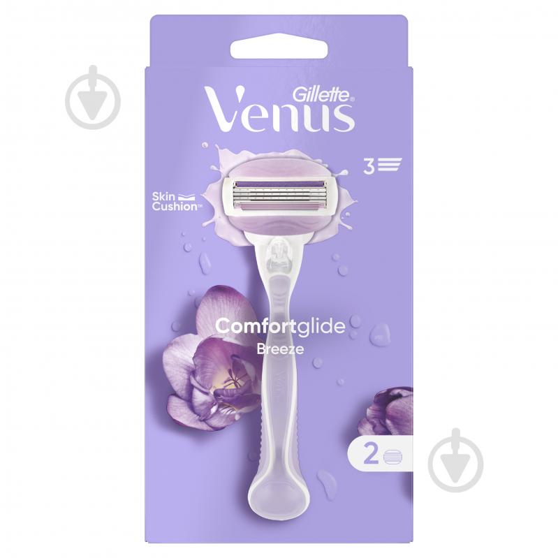 Станок для гоління Gillette Venus Breeze зі змінними картриджами 2 шт. - фото 2