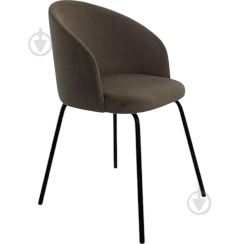 Стул TWINSANN Мilano (ткань жасмин 24) ножки металл бежевый / черный - фото 1