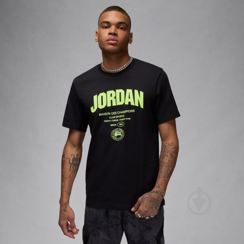 Футболка Jordan M J SPRT WM DF SS TEE FZ1925-010 р.2XL чорний - фото 1