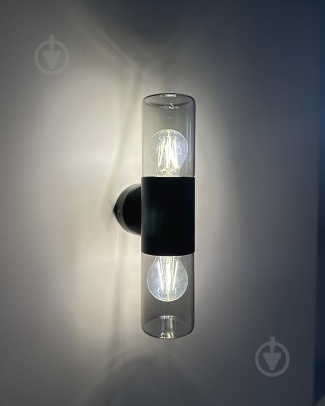 Светильник уличный настенный Nowodvorski Ida 2x10 Вт E27 черный 11372 - фото 2 Светильник уличный настенный Nowodvorski Ida 2x10 Вт E27 черный 11372 - фото 2