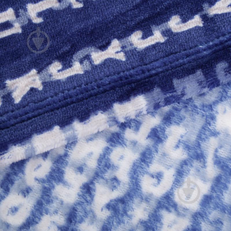 Плед Frannel Code 160x200 см синій La Nuit - фото 2 Плед Frannel Code 160x200 см синій La Nuit - фото 2