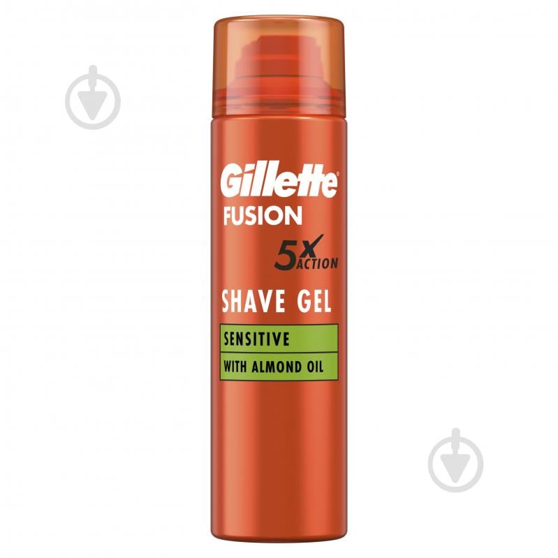 Гель для гоління Gillette Fusion Hydra Gel Sensitive Skin 200 мл - фото 1