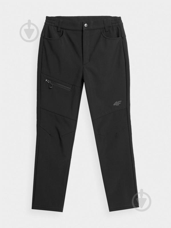 Штани 4F TROUSERS FNK 4FJAW22TFTRM117-20S р. 128 чорний - фото 1