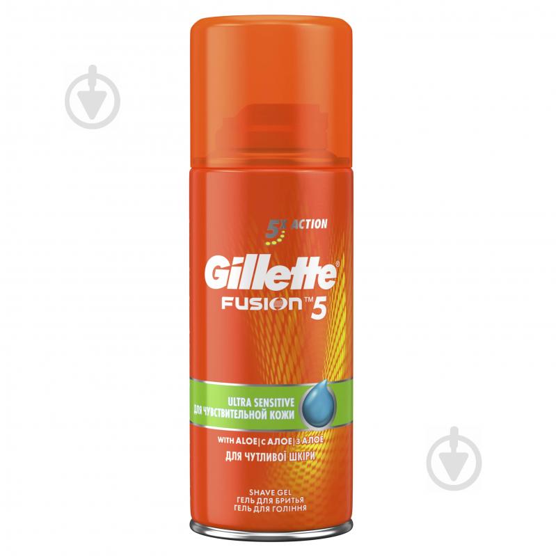 Гель для гоління Gillette Fusion Hydra Gel Sensitive Skin 75 мл - фото 2