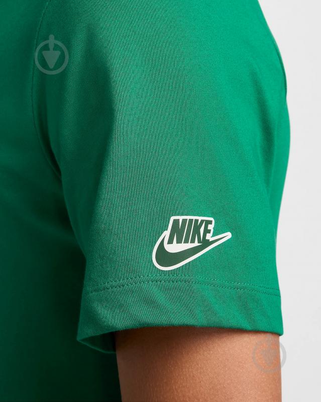 Футболка Nike M NSW TEE HBR SSNL CLUB FZ5419-365 р.2XL зеленый - фото 4