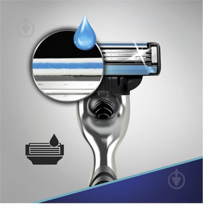 Станок для бритья Gillette Mach 3 со сменным картриджем 1 шт. - фото 6