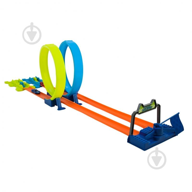 Гоночный трек Shantou двойной с катапультой и 2 машинками JJ161 - фото 4