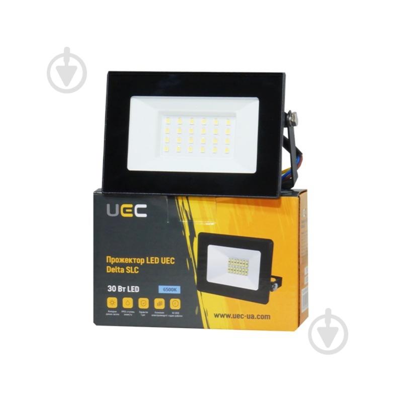 Прожектор світлодіодний LED UEC Delta SLC 6500K 30 Вт IP65 чорний SLC-30-IP65-0-B - фото 2