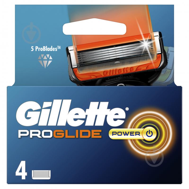 Змінний картридж Gillette Fusion 5 Proglide Power 4 шт. - фото 2