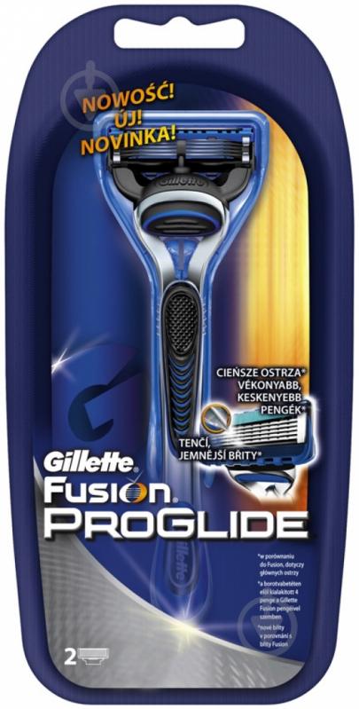 Станок со сменными картриджами Gillette Fusion Fusion ProGlide 2 сменные кассеты - фото 5 Станок со сменными картриджами Gillette Fusion Fusion ProGlide 2 сменные кассеты - фото 5