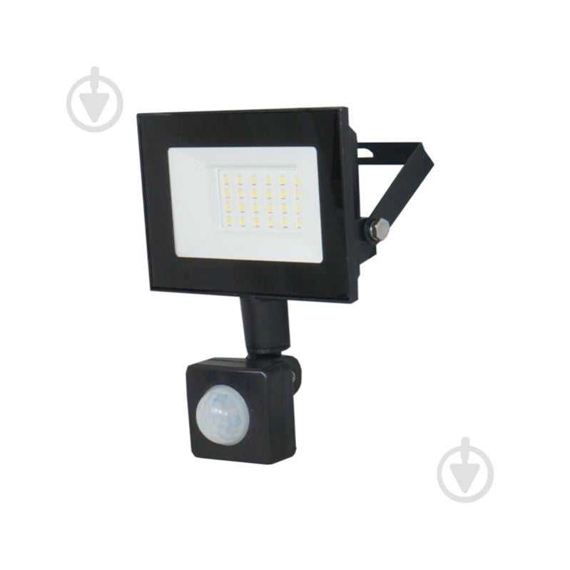 Прожектор с датчиком движения LED UEC Delta SLC-MS 6500K 20 Вт IP54 черный SLC-20-IP54-MS-B - фото 1 Прожектор с датчиком движения LED UEC Delta SLC-MS 6500K 20 Вт IP54 черный SLC-20-IP54-MS-B - фото 1