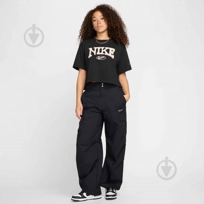 Футболка Nike W NSW SS TEE OC VARZITY FZ2855-010 р.M черный - фото 6