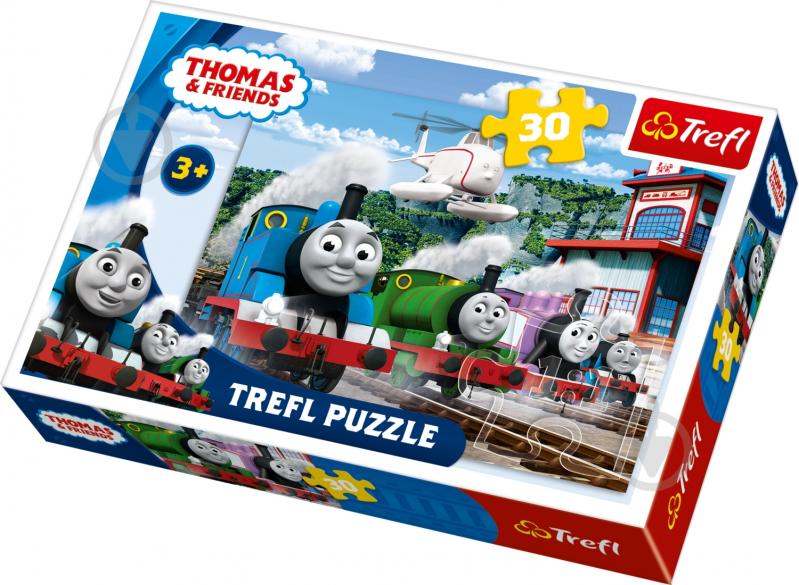 Пазлы Trefl Гонки по рельсам 6333720 - фото 1